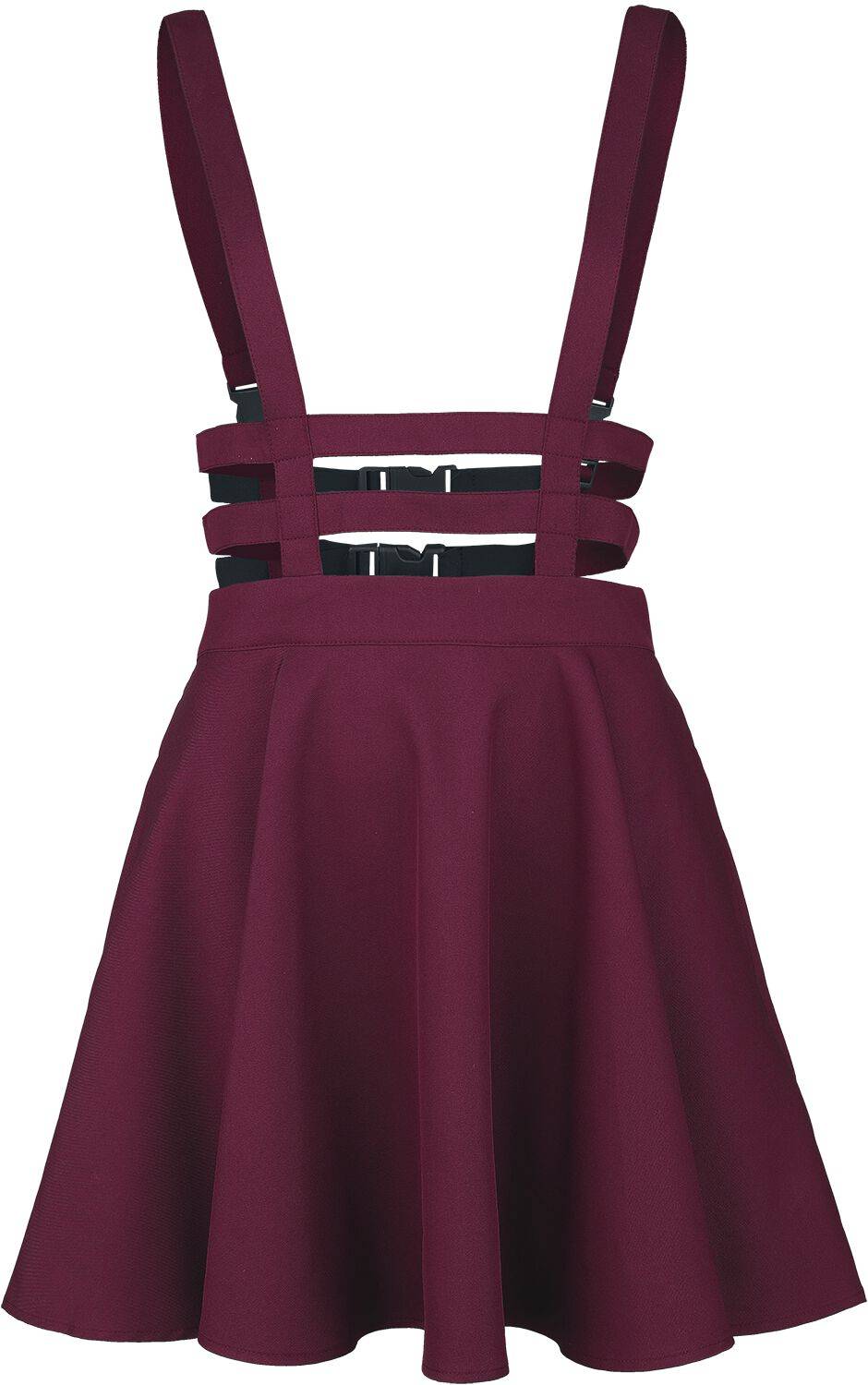 EMP "Lolita Skirt" Kurzer Rock rot von Banned Alternative