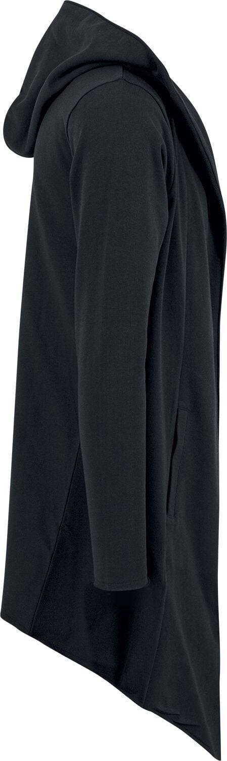 EMP "Long Hooded Open Edge Cardigan" Cardigan Schwarz Von Urban Classics
