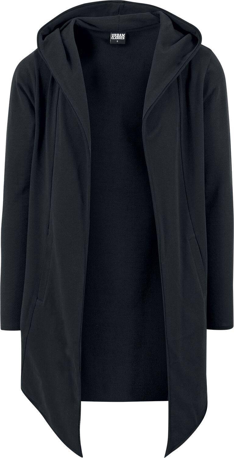 EMP "Long Hooded Open Edge Cardigan" Cardigan schwarz von Urban Classics