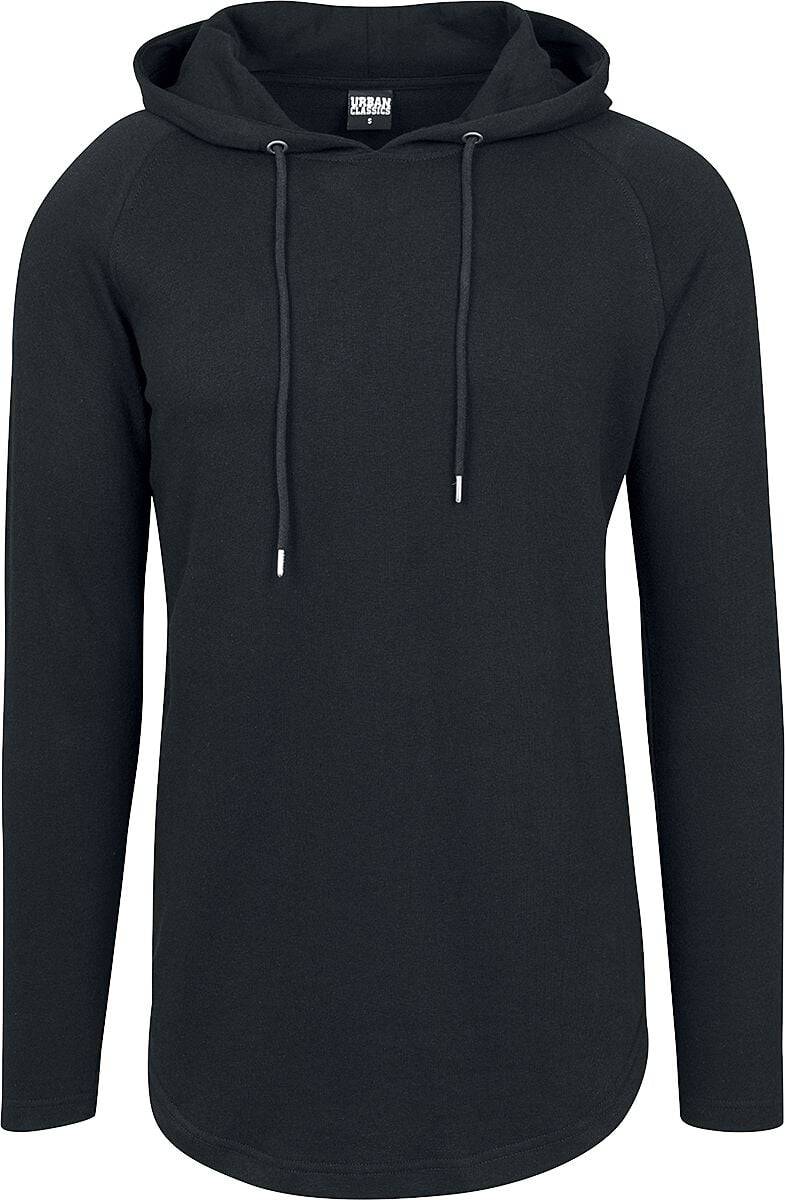 EMP "Long Shaped Terry Hoodie" Kapuzenpullover schwarz von Urban Classics