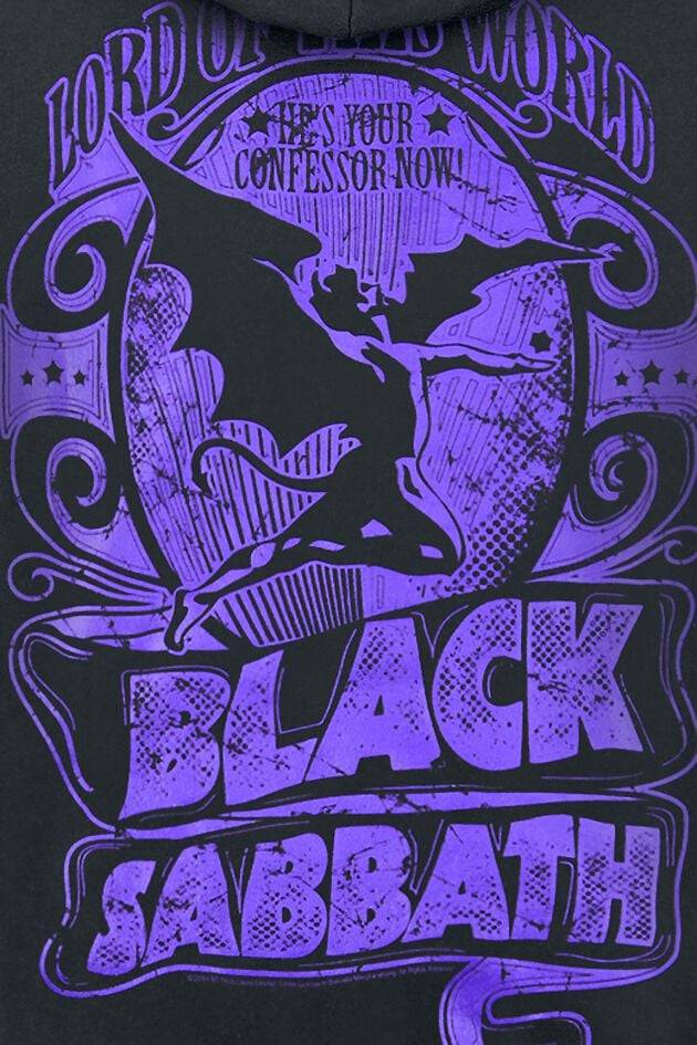 EMP "Lord Of This World" Kapuzenpullover Schwarz Von Black Sabbath