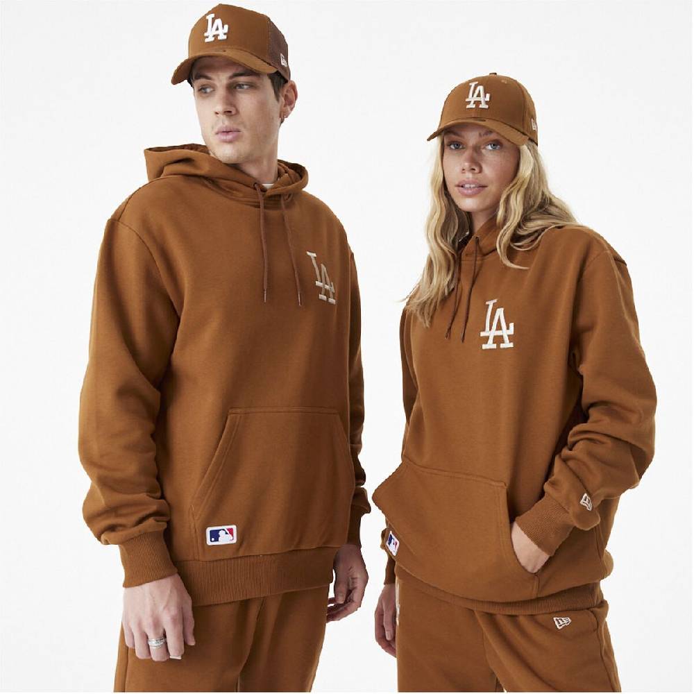 EMP "Los Angeles Dodgers" Kapuzenpullover braun von New Era - MLB