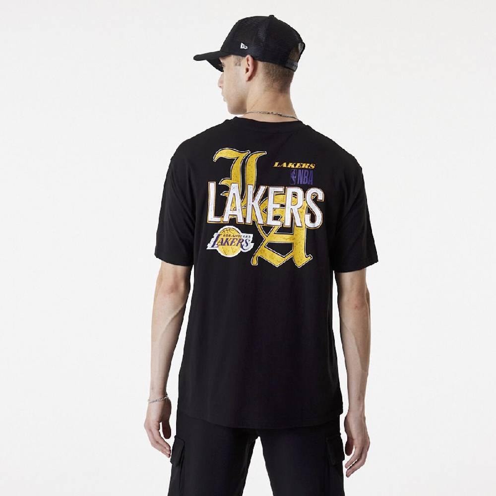 EMP "Los Angeles Lakers" T-Shirt Schwarz Von New Era - NBA