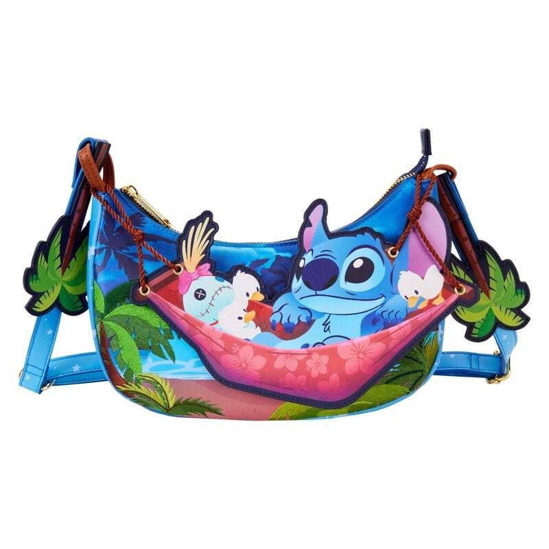 EMP "Loungefly - Camping Cuties Hammock" Umhängetasche multicolor von Lilo & Stitch