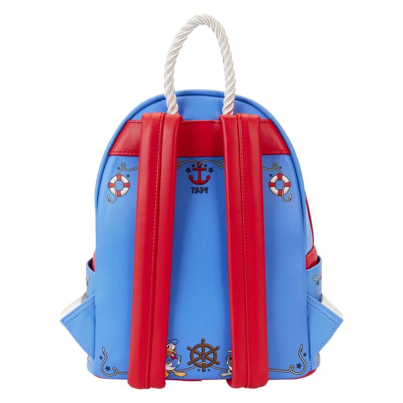 EMP "Loungefly - Donald Duck (90th Anniversary)" Mini-Rucksack Multicolor Von Micky Maus
