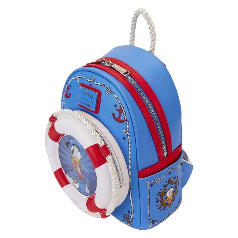EMP "Loungefly - Donald Duck (90th Anniversary)" Mini-Rucksack Multicolor Von Micky Maus