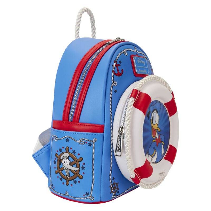 EMP "Loungefly - Donald Duck (90th Anniversary)" Mini-Rucksack Multicolor Von Micky Maus