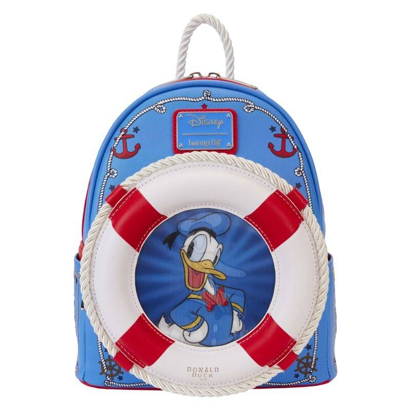 EMP "Loungefly - Donald Duck (90th Anniversary)" Mini-Rucksack multicolor von Micky Maus