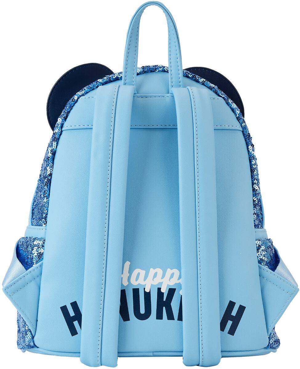 EMP "Loungefly - Happy Hanukkah Menorah (Glow In The Dark)" Mini-Rucksack Multicolor Von Micky Maus
