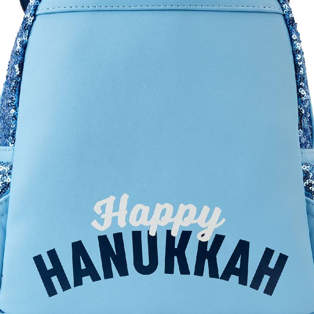 EMP "Loungefly - Happy Hanukkah Menorah (Glow In The Dark)" Mini-Rucksack Multicolor Von Micky Maus