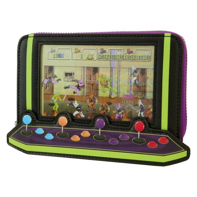 EMP "Loungefly - Vintage Arcade (Glow In The Dark)" Geldbörse Multicolor Von Teenage Mutant Ninja Turtles