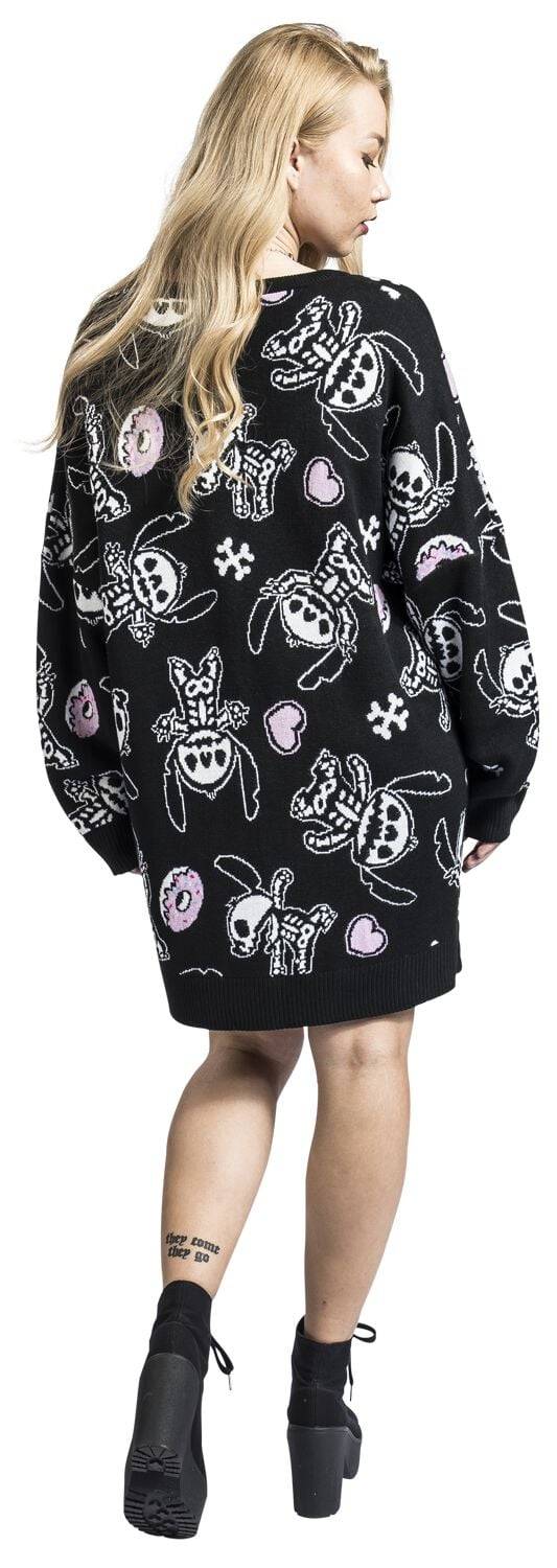 EMP "Love At First Bite" Strickpullover Multicolor Von Lilo & Stitch