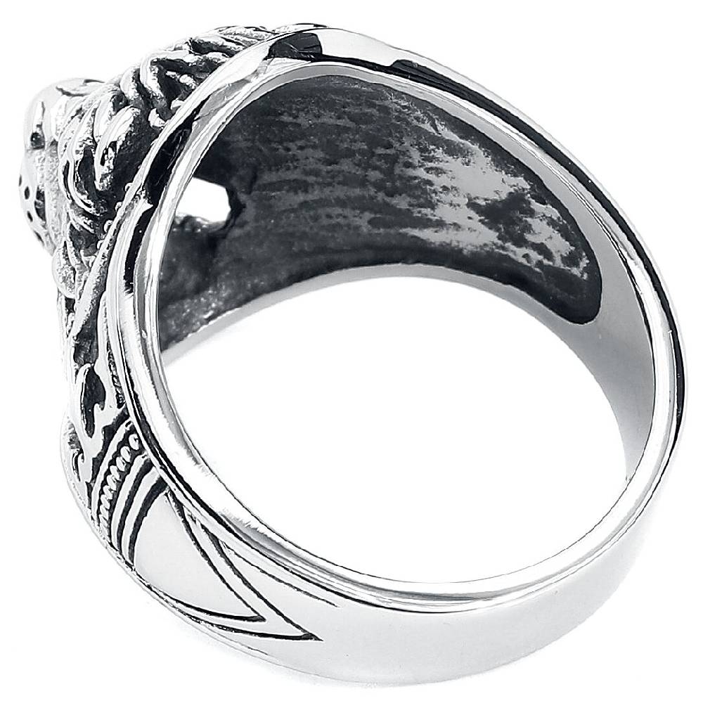 EMP "Löwe" Ring Silberfarben Von EtNox Hard And Heavy