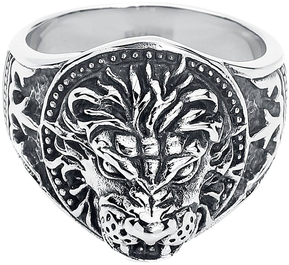 EMP "Löwe" Ring silberfarben von etNox hard and heavy