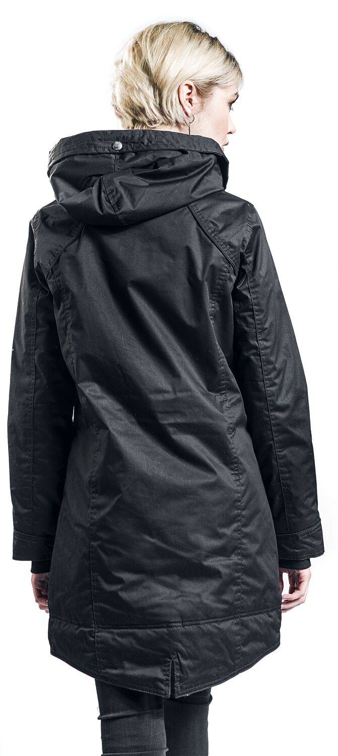 EMP "Luca Girls Parka" Winterjacke Schwarz Von Brandit