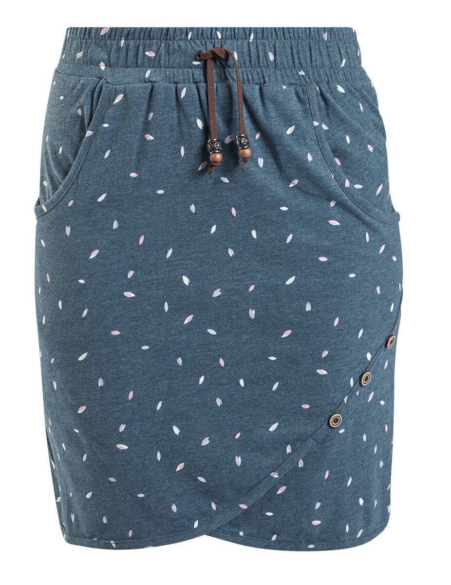 EMP "LucyAK B Short Skirt" Kurzer Rock blau von Alife and Kickin