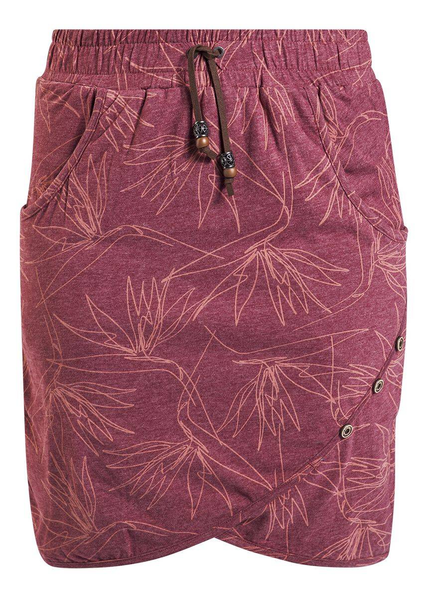 EMP "LucyAK B Short Skirt" Kurzer Rock rot von Alife and Kickin