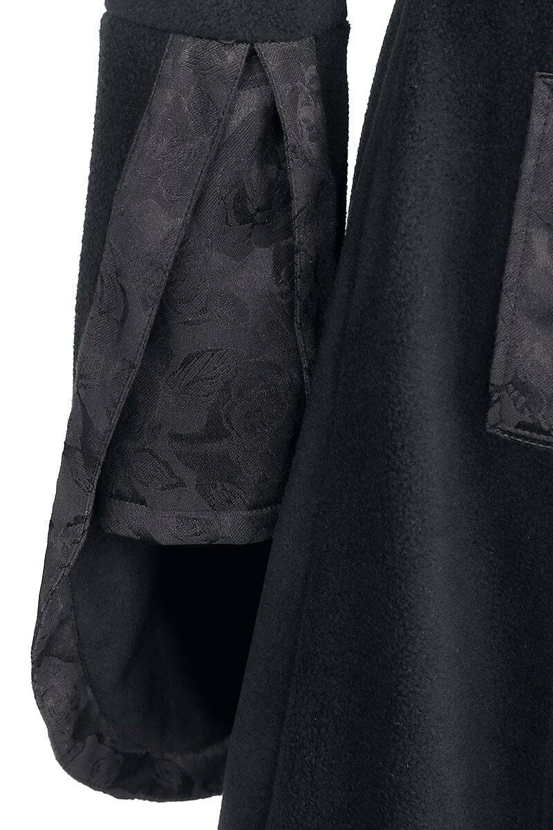 EMP "Luella Coat" Mantel Schwarz Von Poizen Industries