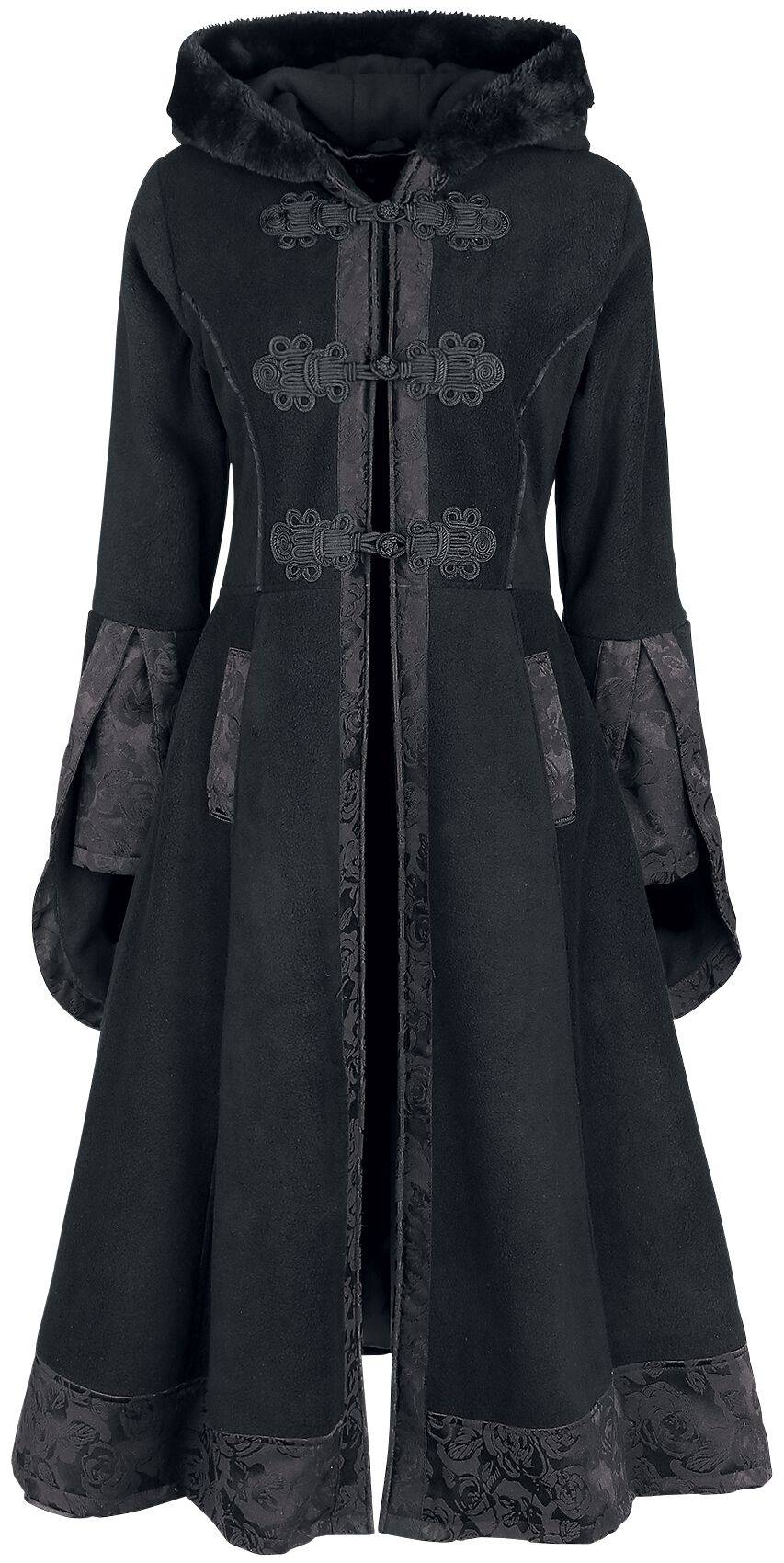 EMP "Luella Coat" Mantel schwarz von Poizen Industries