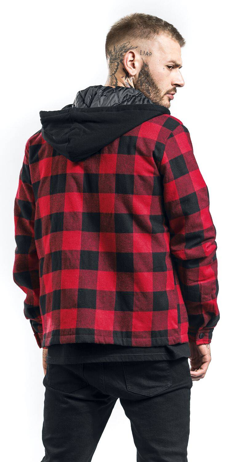 EMP "Lumberjack" Übergangsjacke Rot/schwarz Von Forplay