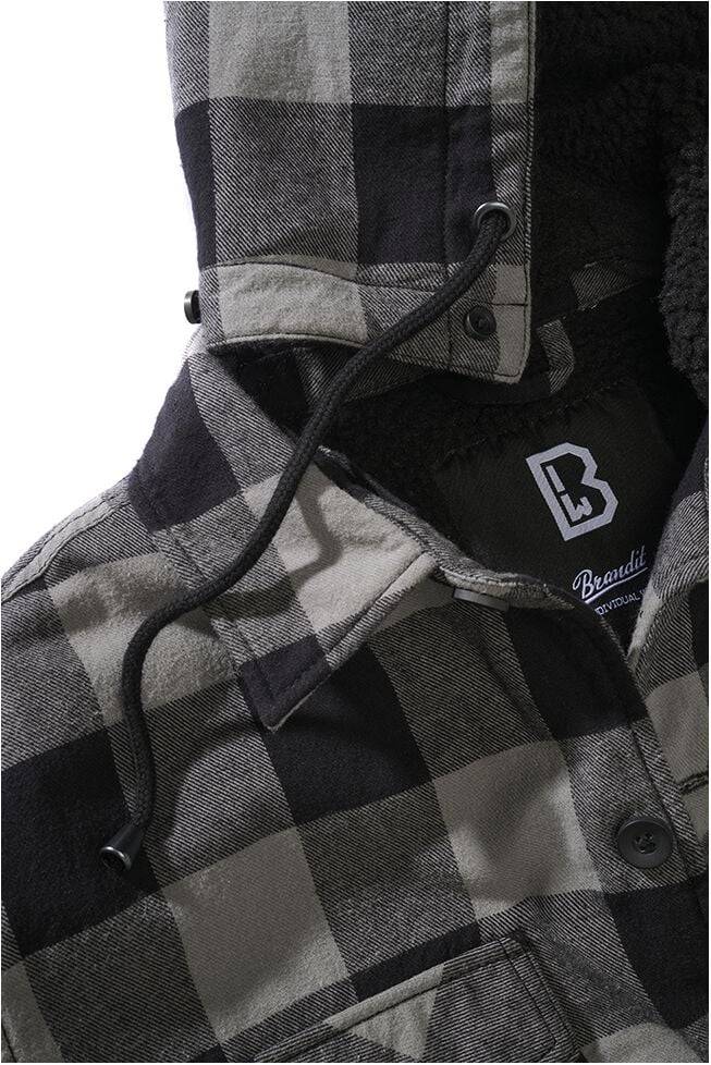 EMP "Lumberjacket Hooded" Übergangsjacke Schwarz Von Brandit