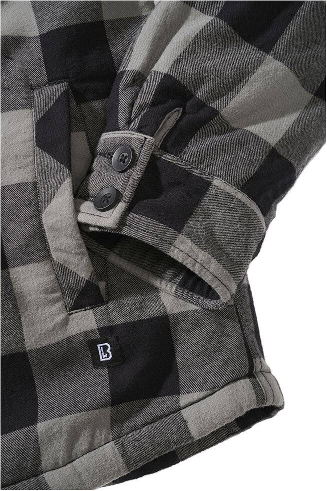 EMP "Lumberjacket Hooded" Übergangsjacke Schwarz Von Brandit