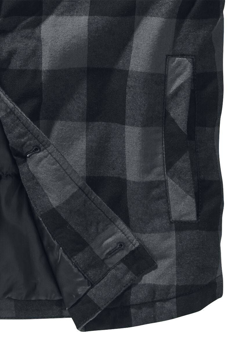EMP "Lumberjacket" Übergangsjacke Schwarz/anthrazit Von Brandit