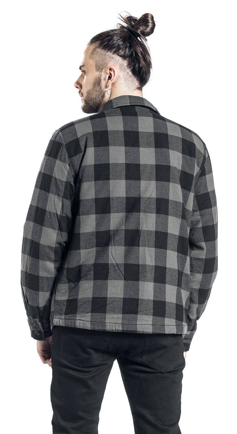 EMP "Lumberjacket" Übergangsjacke Schwarz/anthrazit Von Brandit