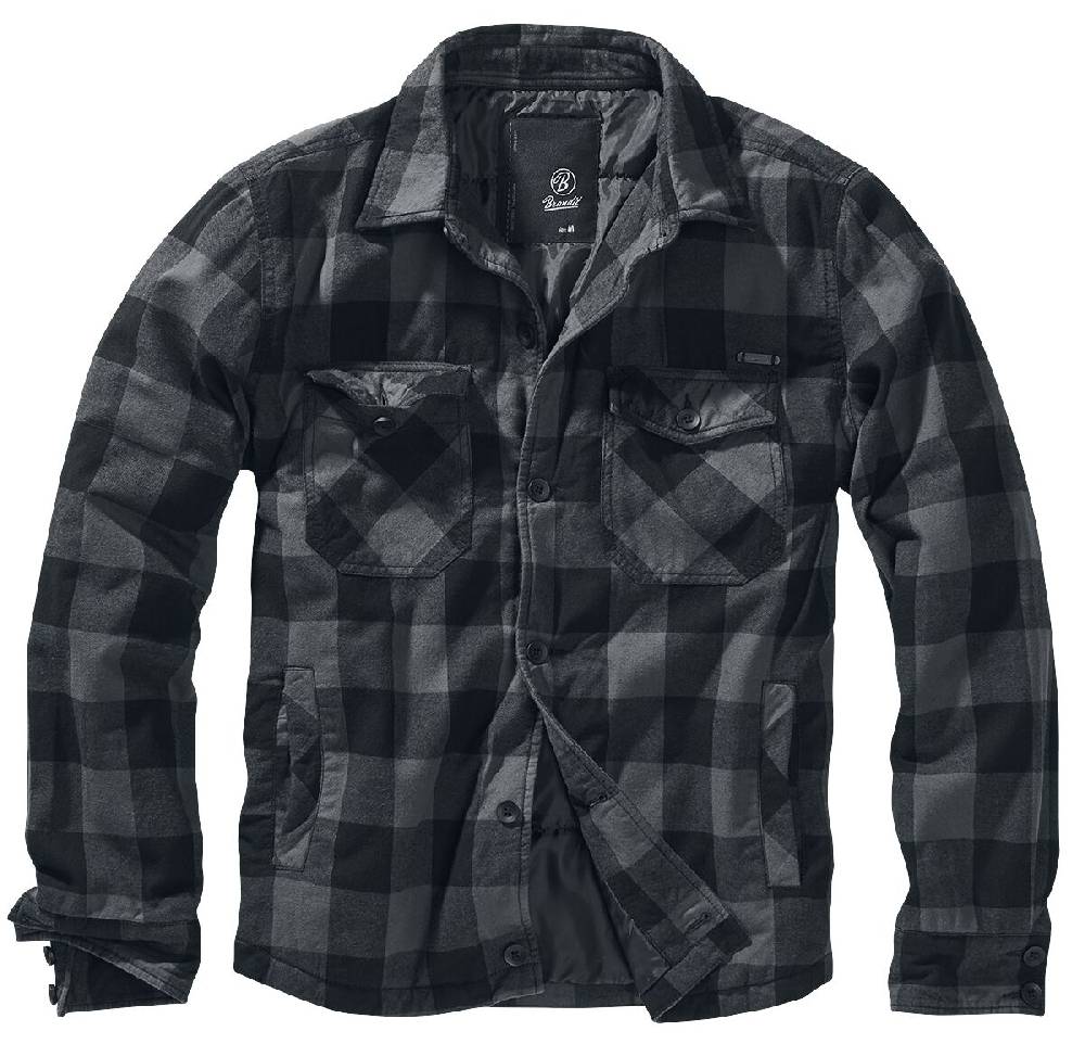 EMP "Lumberjacket" Übergangsjacke schwarz/anthrazit von Brandit