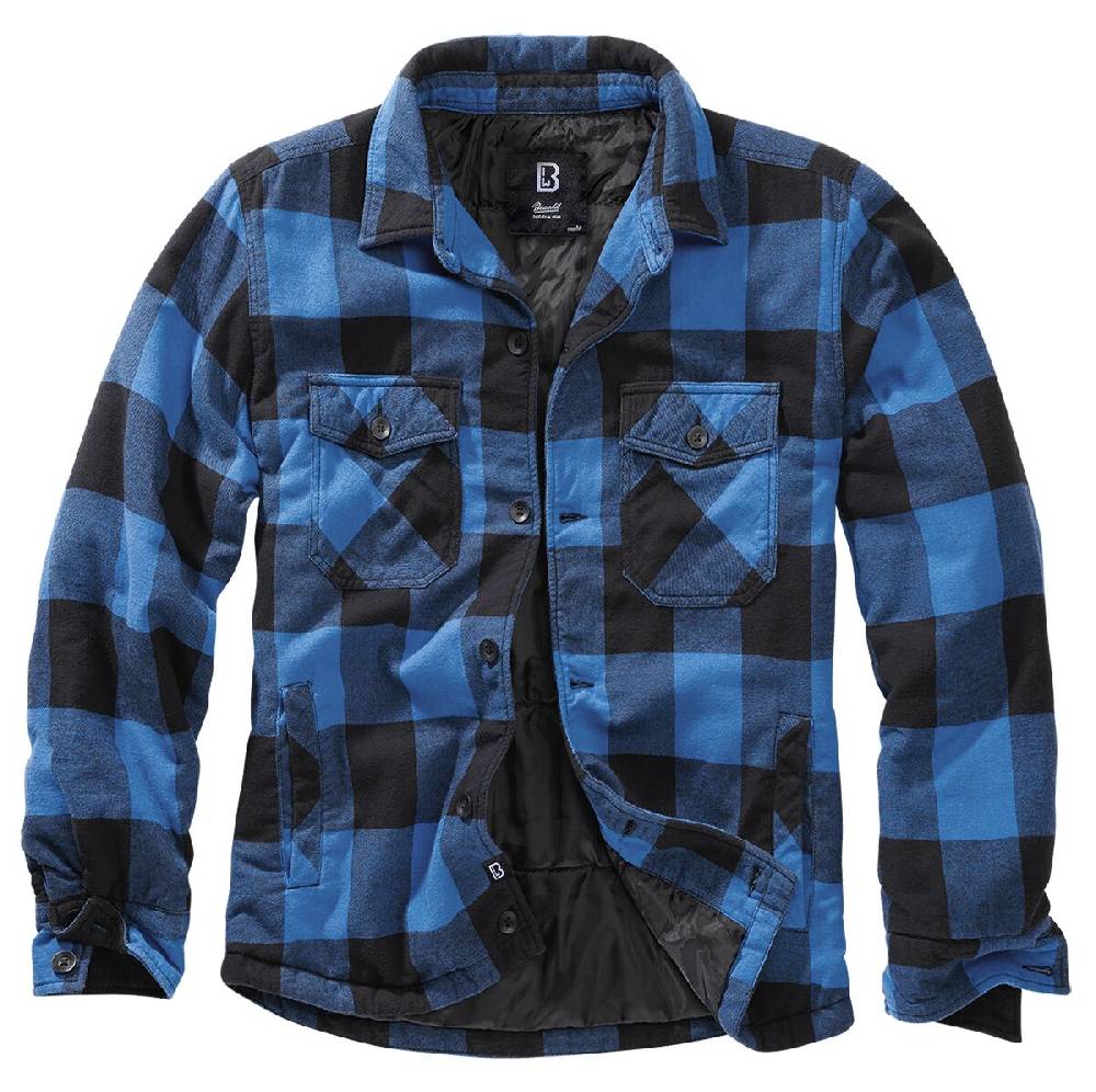 EMP "Lumberjacket" Übergangsjacke schwarz/blau von Brandit