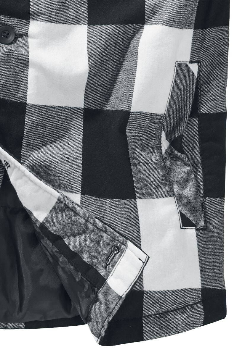 EMP "Lumberjacket" Übergangsjacke Schwarz/weiß Von Brandit