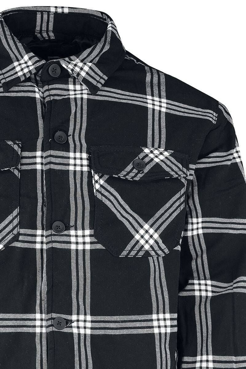 EMP "Lumberjacket" Übergangsjacke Schwarz/weiß Von Brandit