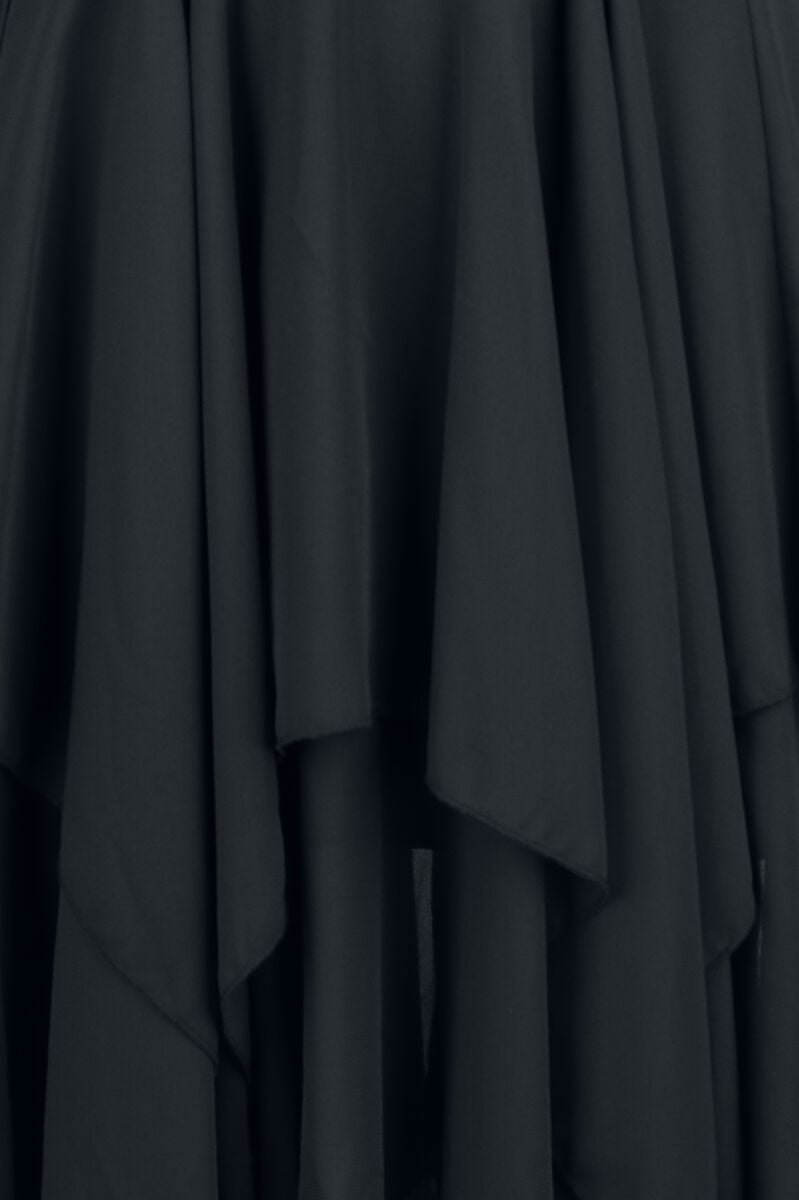 EMP "Luna Dress" Mittellanges Kleid Schwarz Von Coven United