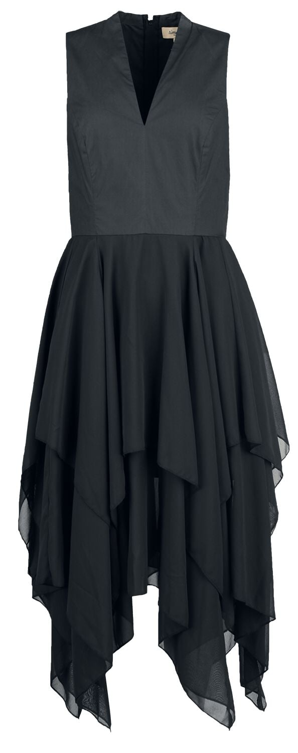 EMP "Luna Dress" Mittellanges Kleid schwarz von Coven United