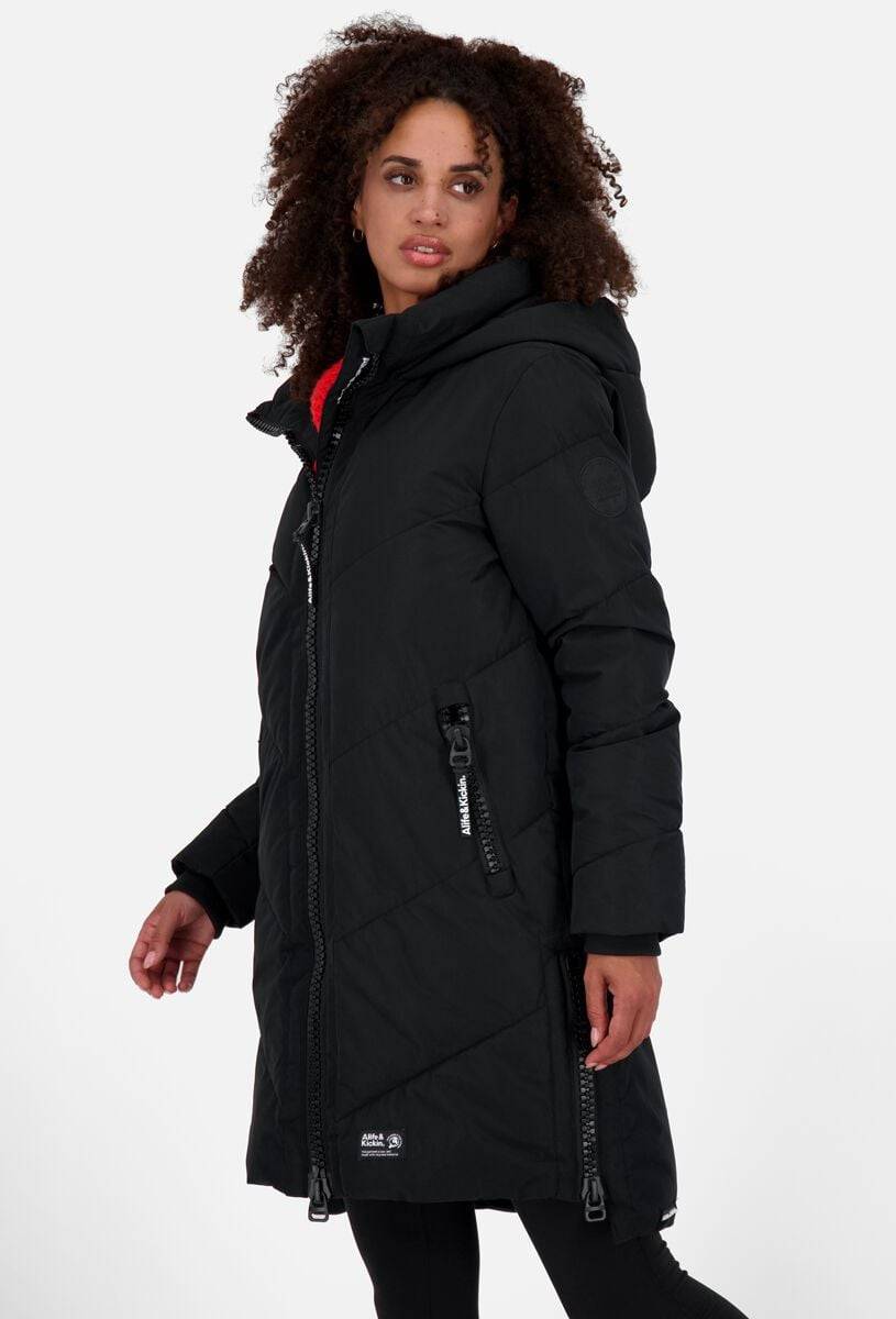 EMP "LunaAK A Coat" Wintermantel Schwarz Von Alife And Kickin