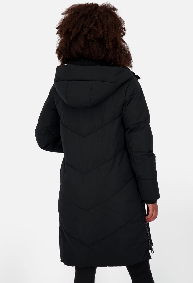 EMP "LunaAK A Coat" Wintermantel Schwarz Von Alife And Kickin