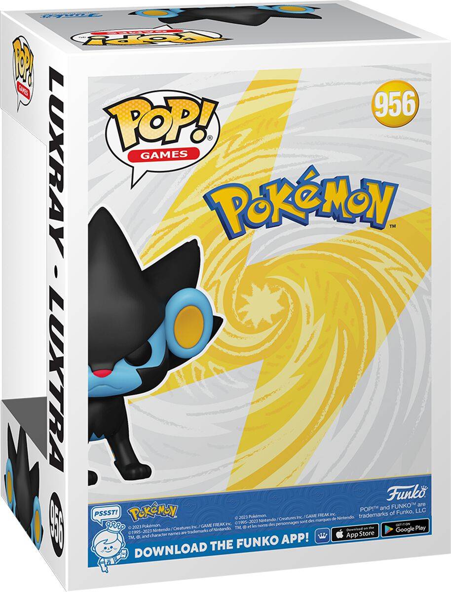 EMP "Luxray - Luxtra Vinyl Figur 956" Funko Pop! Multicolor Von Pokémon
