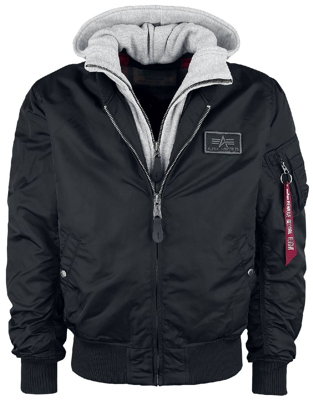 EMP "MA-1-D-Tec" Bomberjacke schwarz von Alpha Industries