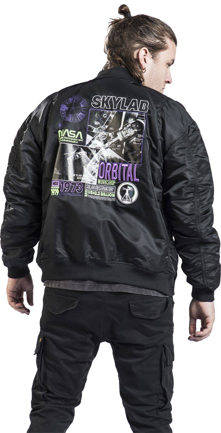 EMP "MA-1 Nasa Skylab" Winterjacke Schwarz Von Alpha Industries
