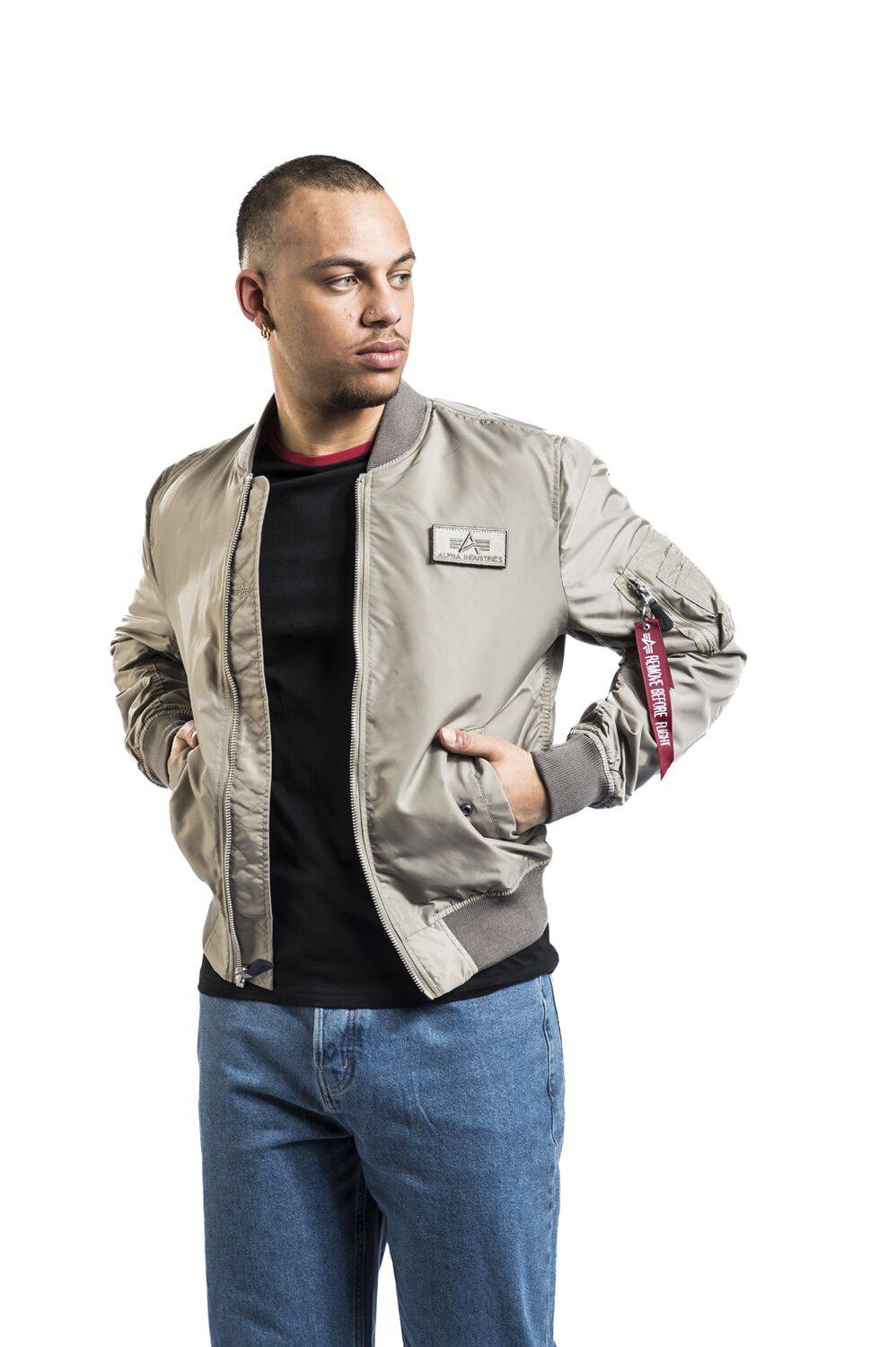 EMP "MA-1 TTC" Bomberjacke Beige Von Alpha Industries