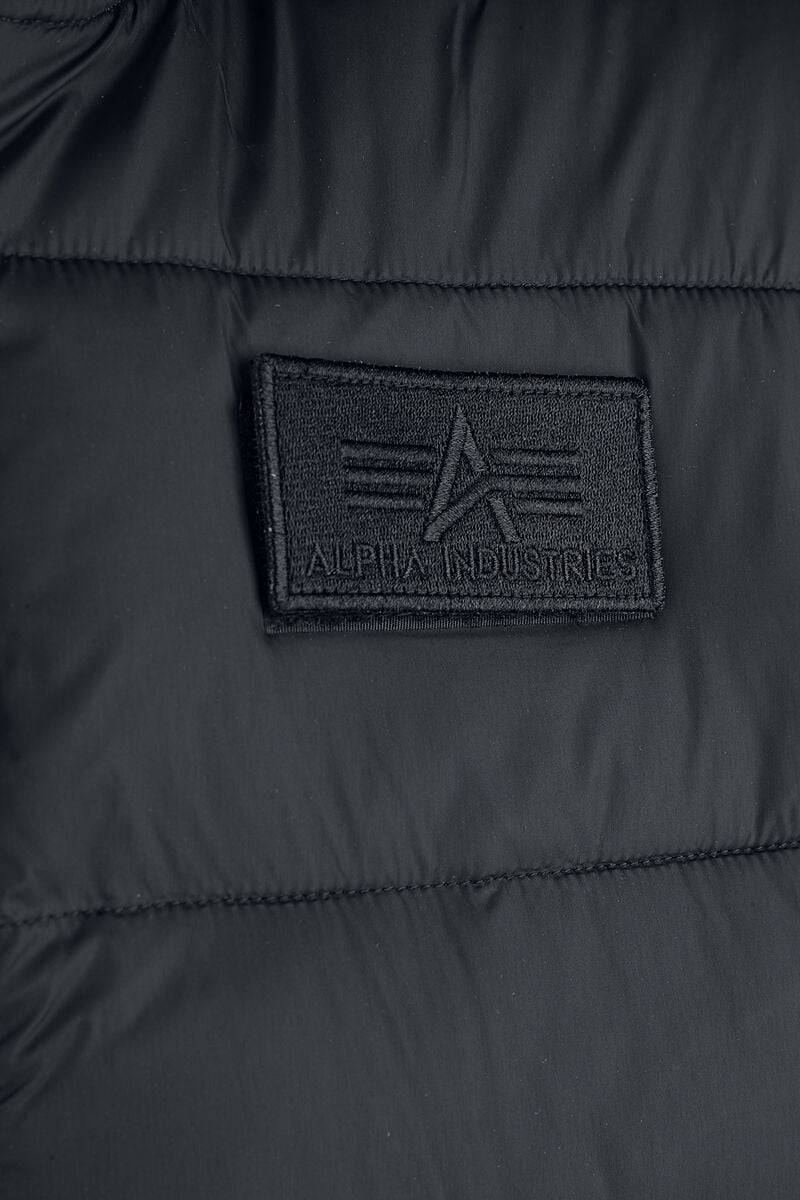 EMP "MA-1 ZH Back Print Puffer FD" Winterjacke Schwarz Von Alpha Industries