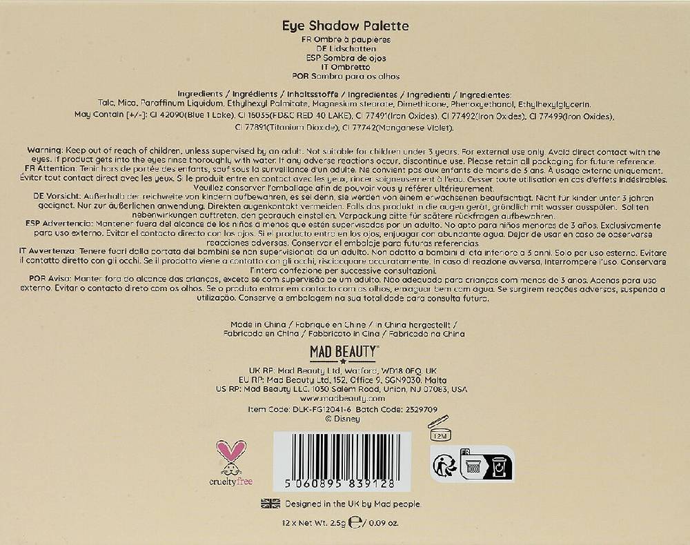 EMP "Mad Beauty - Lidschatten-Palette" Lidschatten Von Der König Der Löwen