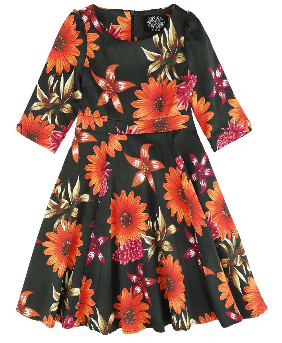 EMP "Madison Floral Swing Dress" Kleid multicolor von H&R London