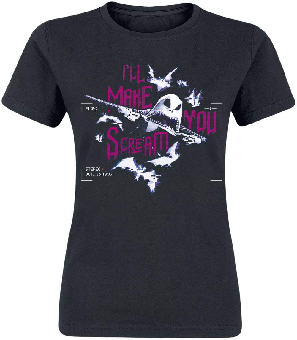 EMP "Make You Scream" T-Shirt schwarz von The Nightmare Before Christmas