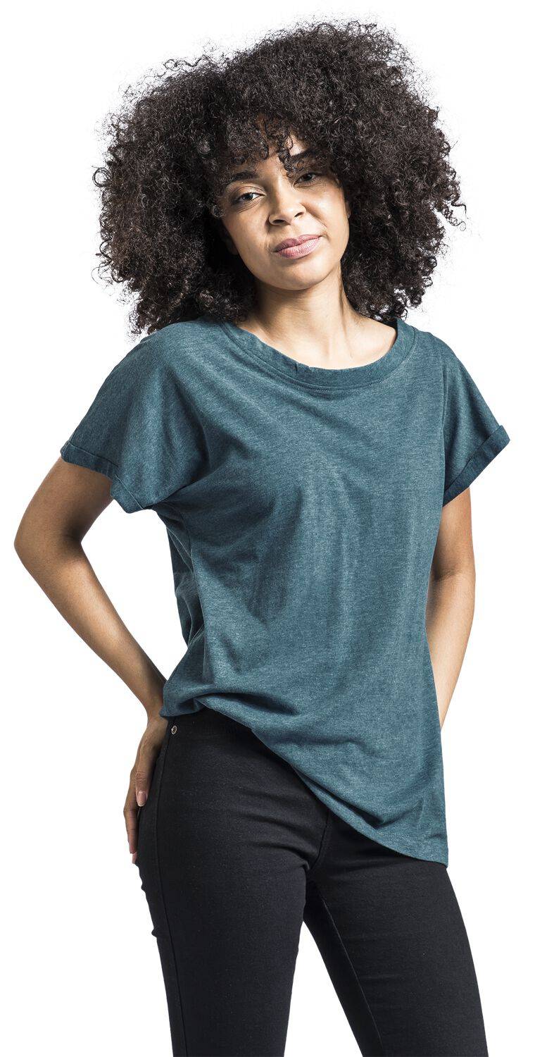 EMP "MalaikaAK A Shirt" T-Shirt Blau Von Alife And Kickin
