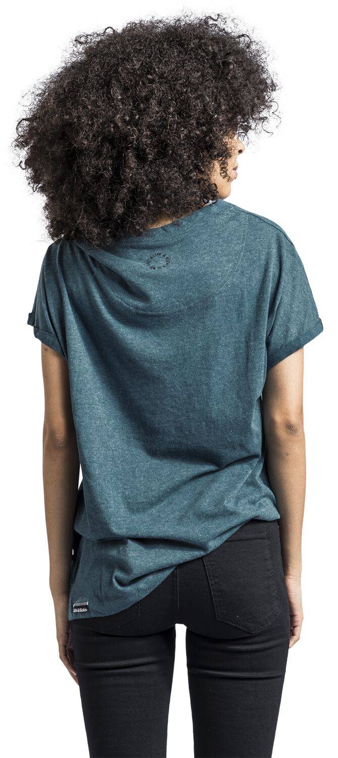 EMP "MalaikaAK A Shirt" T-Shirt Blau Von Alife And Kickin