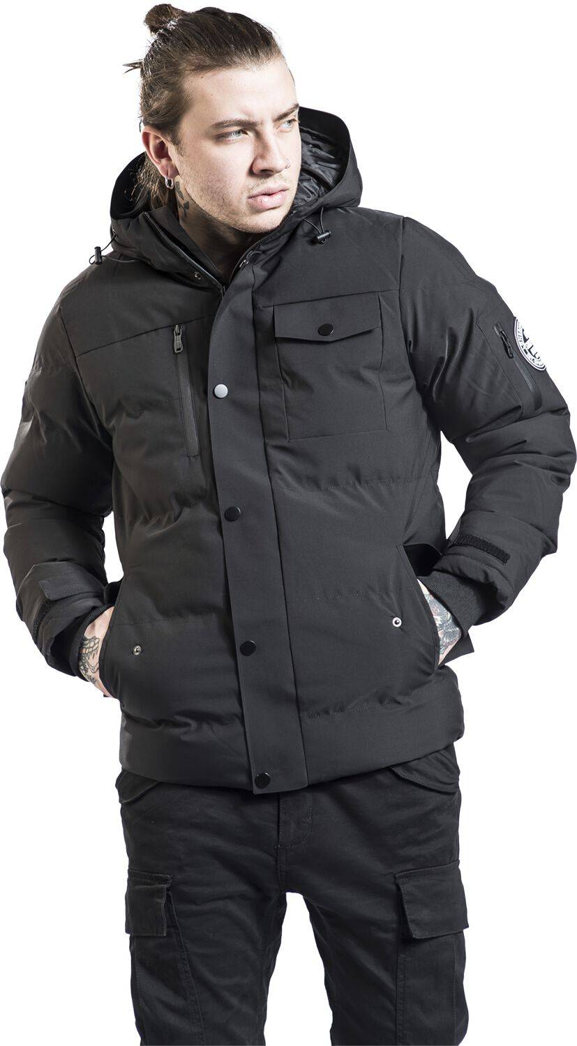 EMP "Mallaig" Winterjacke Schwarz Von Lonsdale London