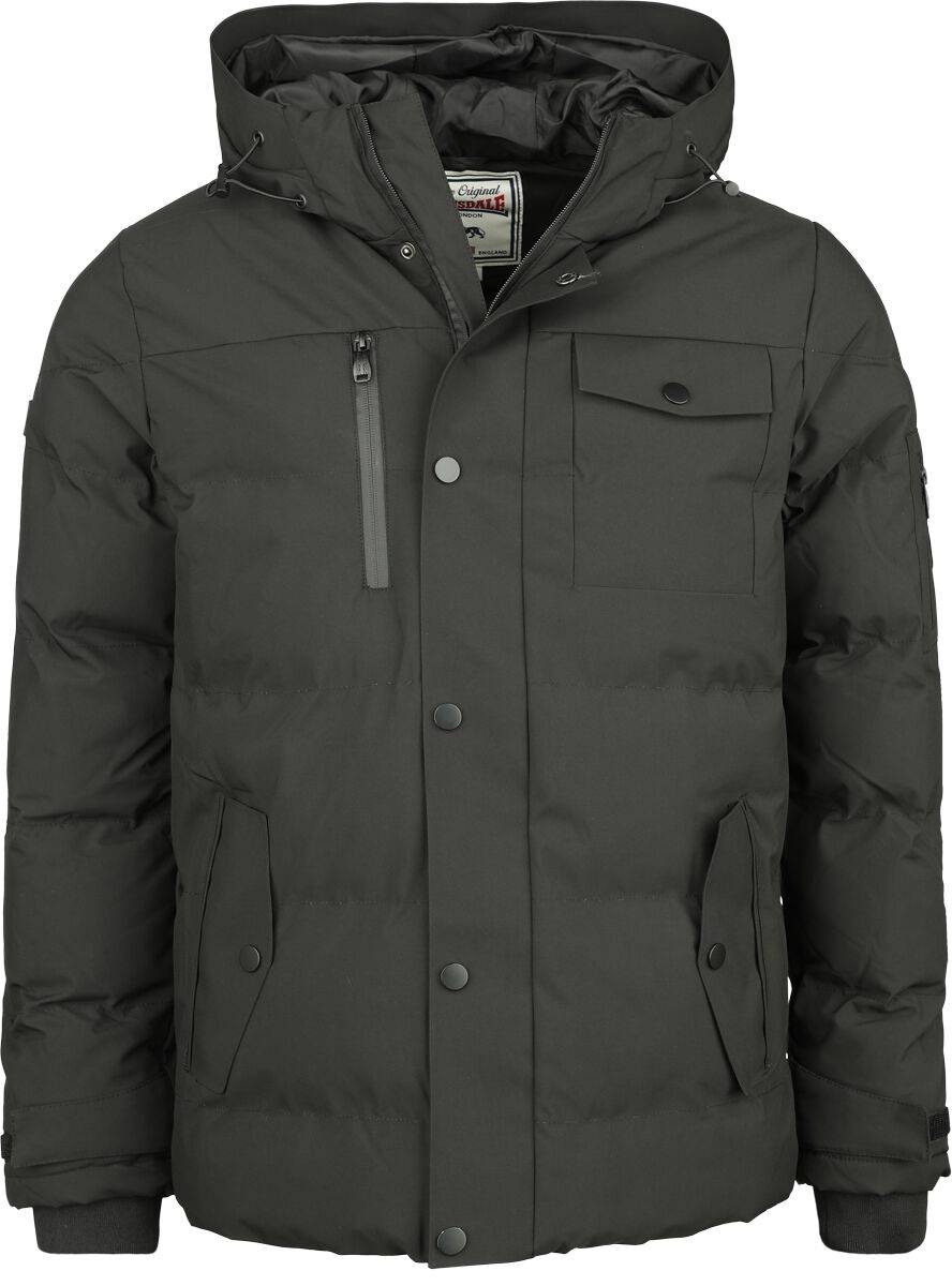 EMP "Mallaig" Winterjacke schwarz von Lonsdale London