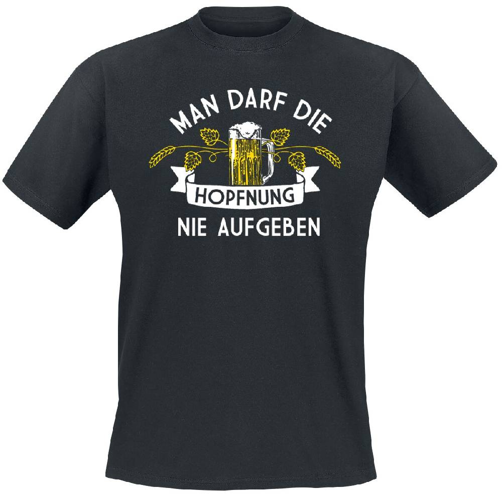 EMP "Man darf die Hopfnung nie aufgeben" T-Shirt schwarz von Alkohol & Party