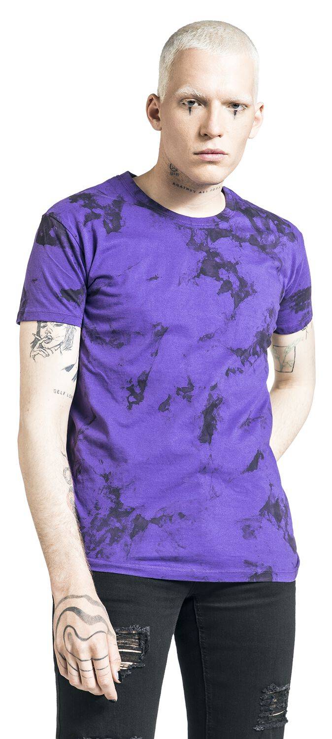 EMP "Man's T-Shirt" T-Shirt Schwarz/lila Von Outer Vision